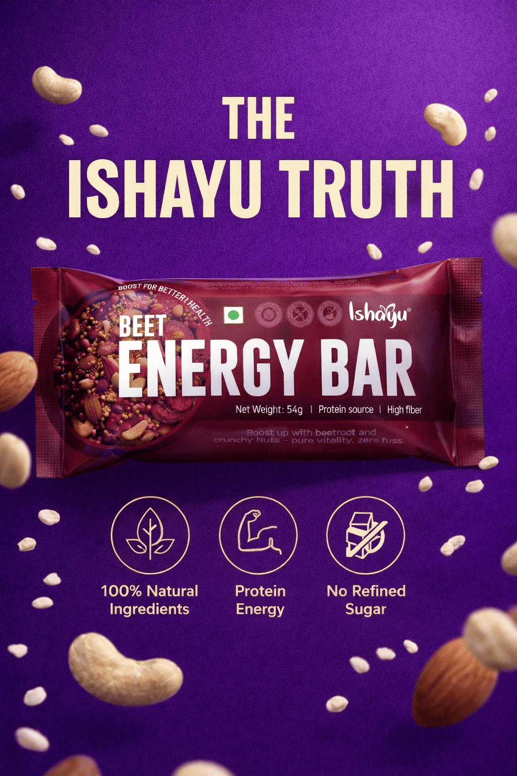 Ishayu Beetroot Energy Bar