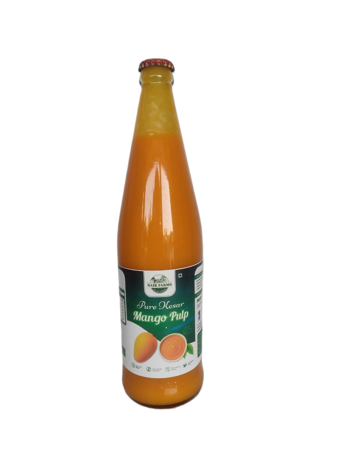 Pure Kesar Mango Pulp