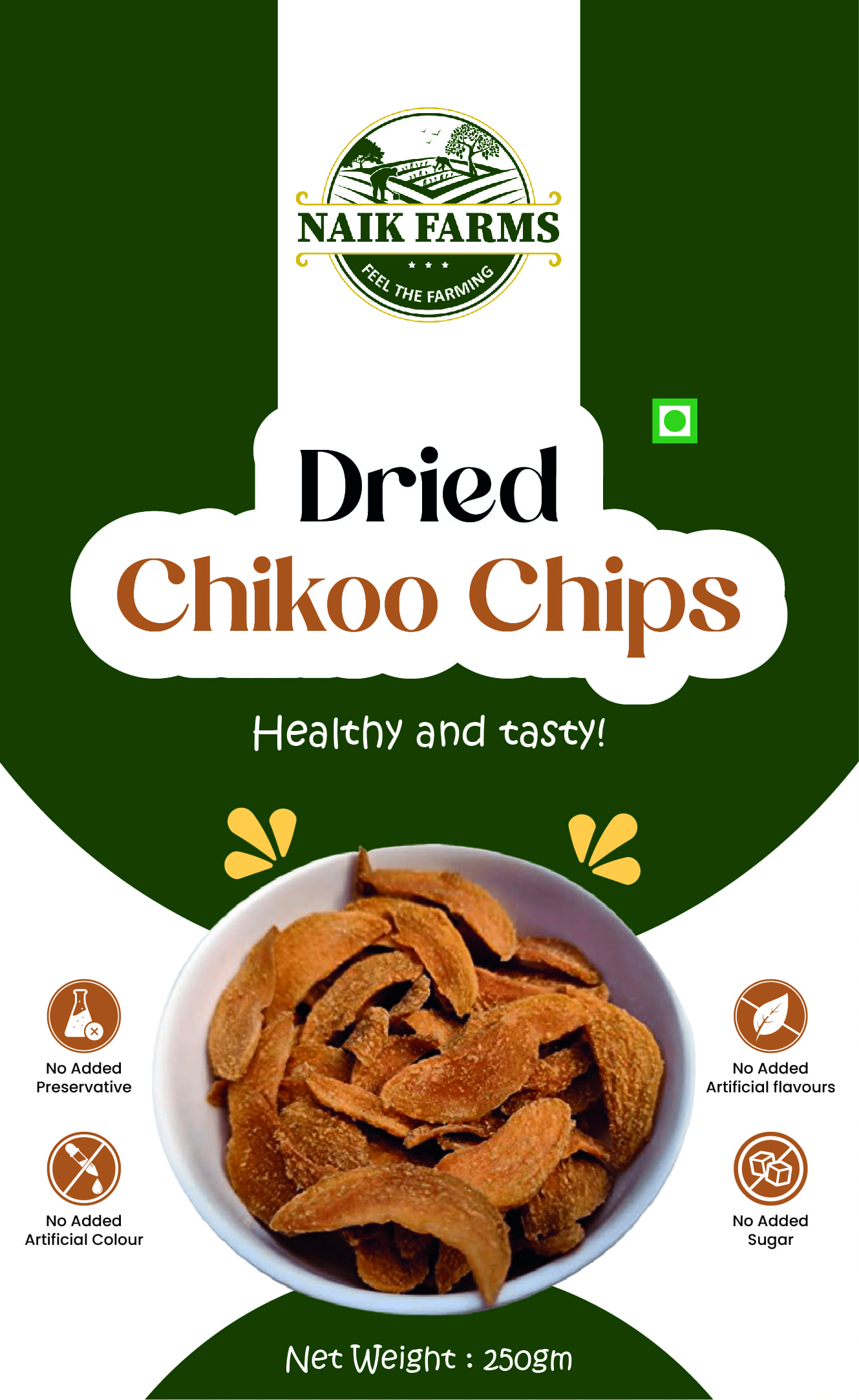 Dried Chikoo Chips 