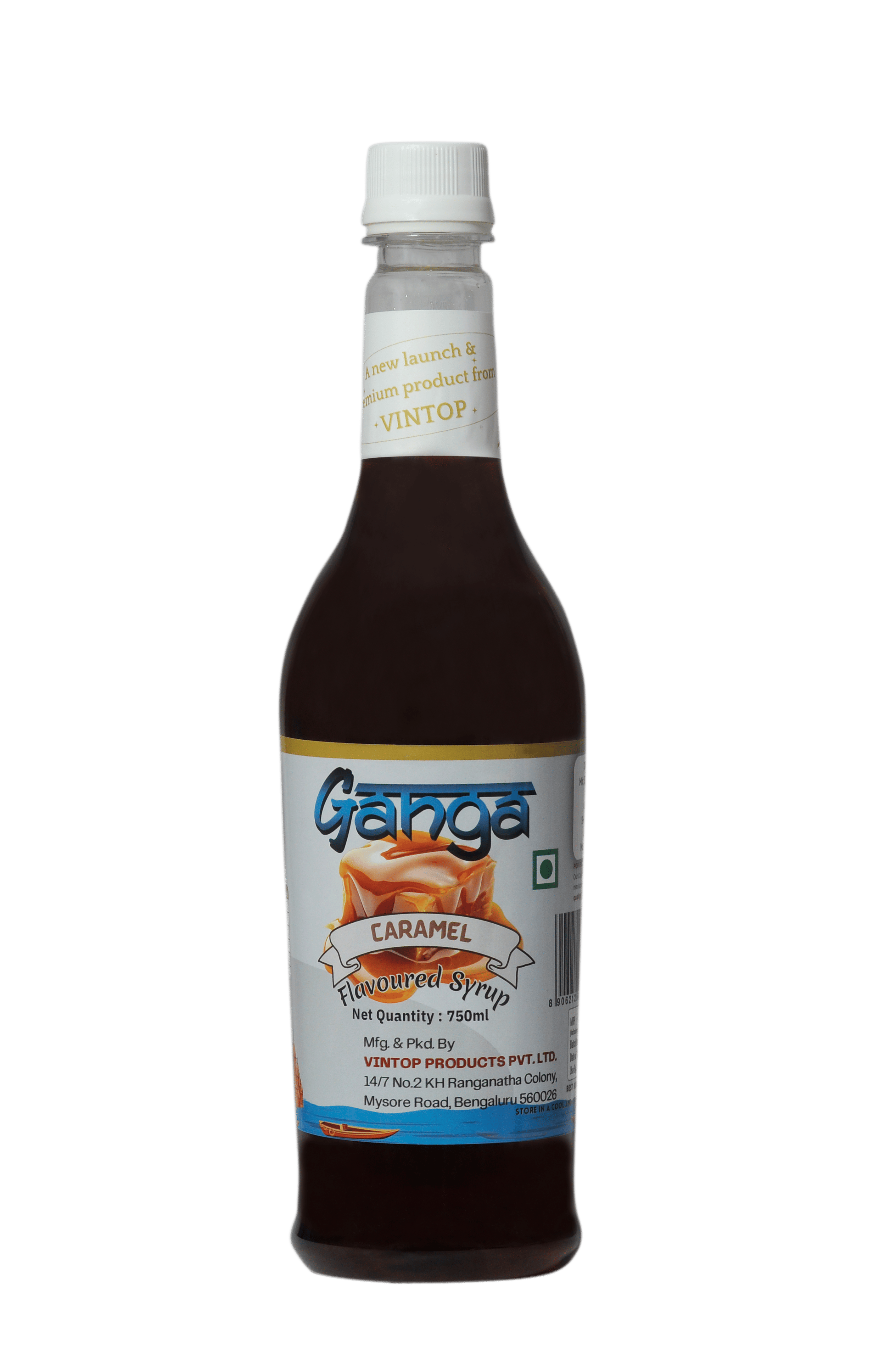 Ganga Caramel Flavoured Syrup