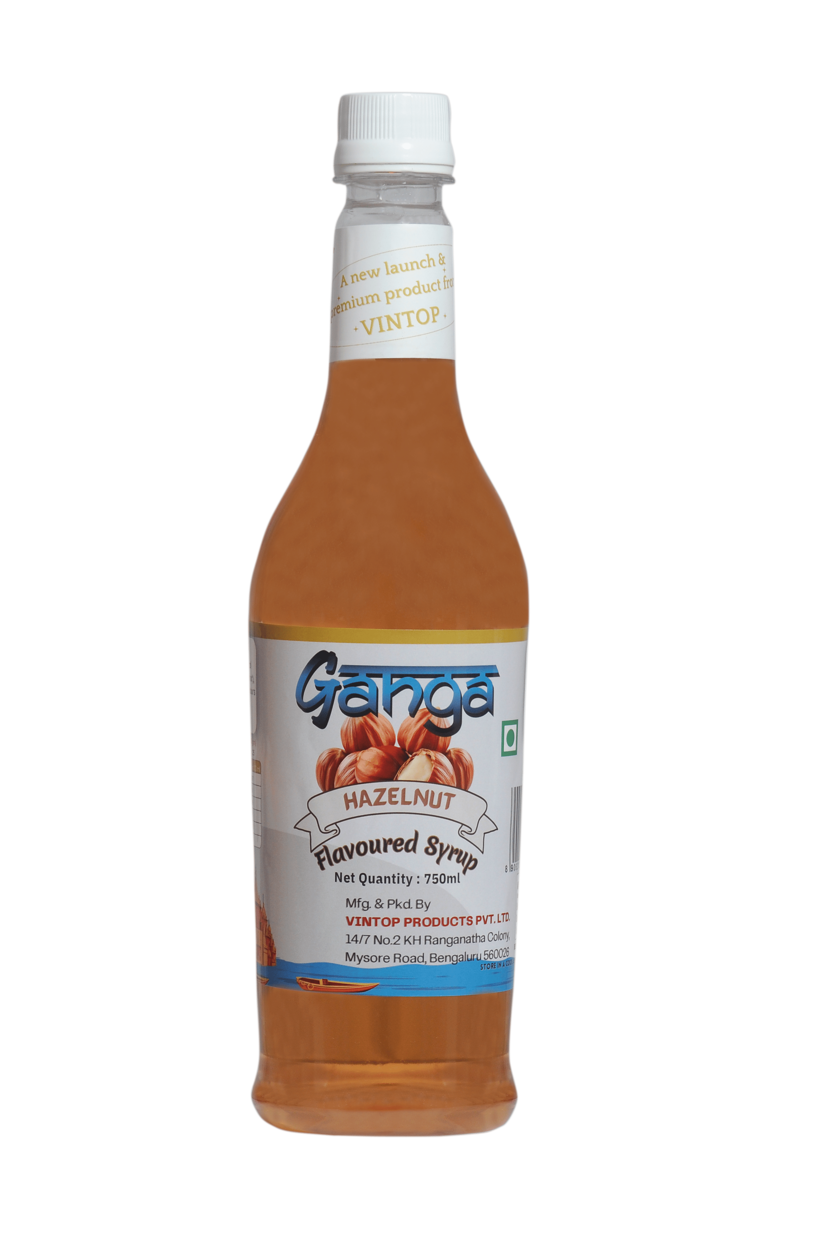 Ganga Hazelnut Flavoured Syrup