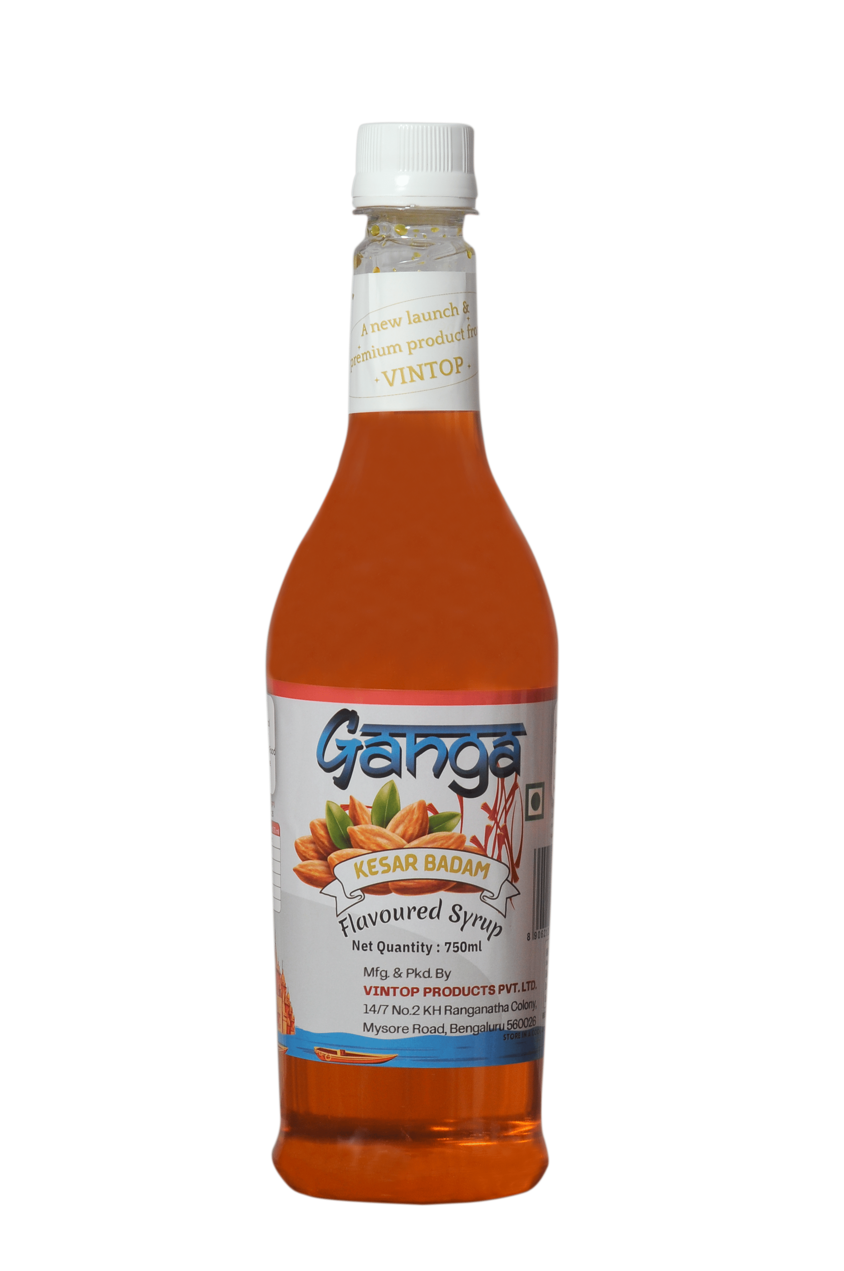 Ganga Kesar Badam Flavoured Syrup