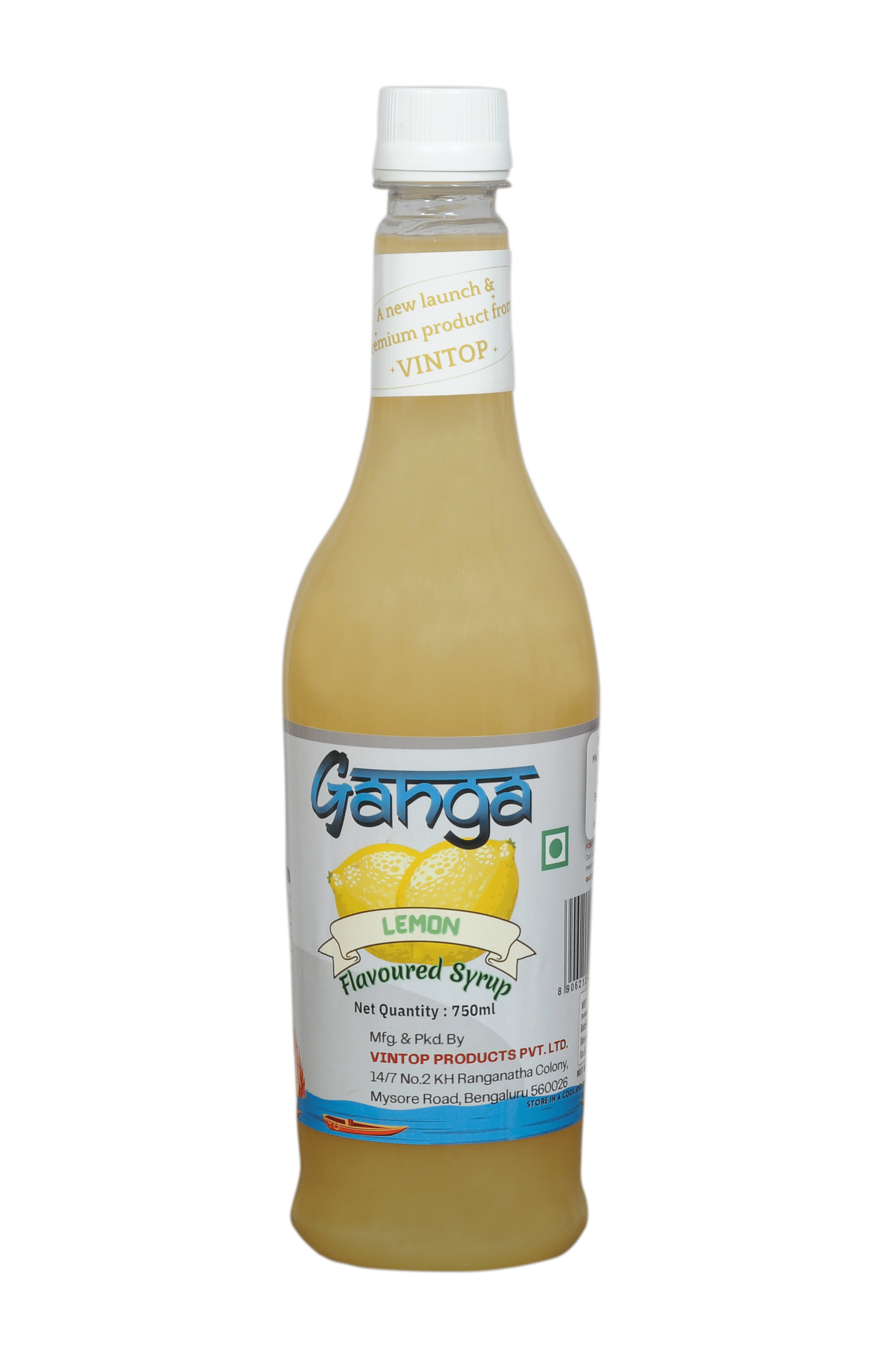 Ganga Lemon Flavoured Syrup