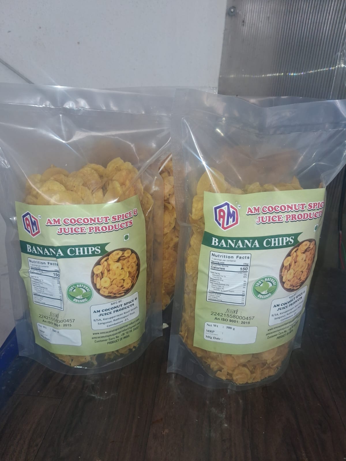 AM High Quality Banana Chips -Coconut Oil Fried