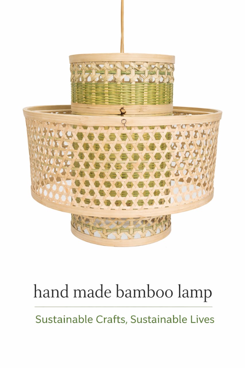 BAMBOO HANGING LAMP SHED