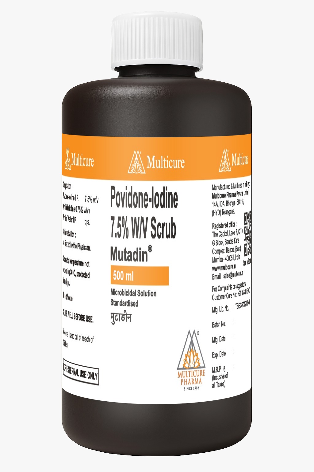 MUTADINE 7.5% I.P SCRUB