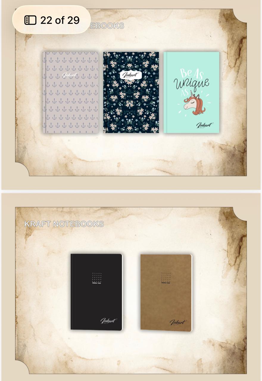 Kraft Note Books