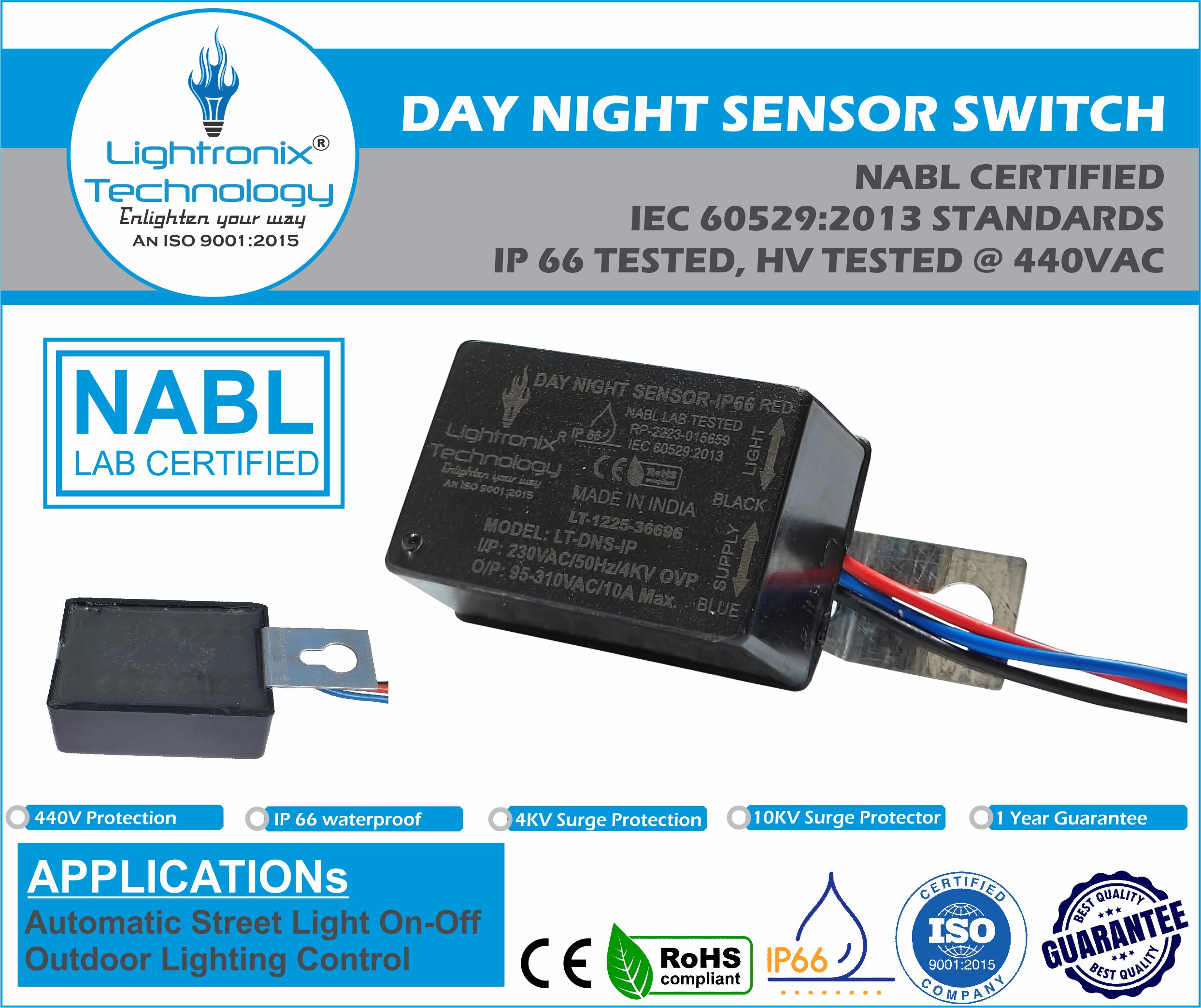 IP66 Day night sensor