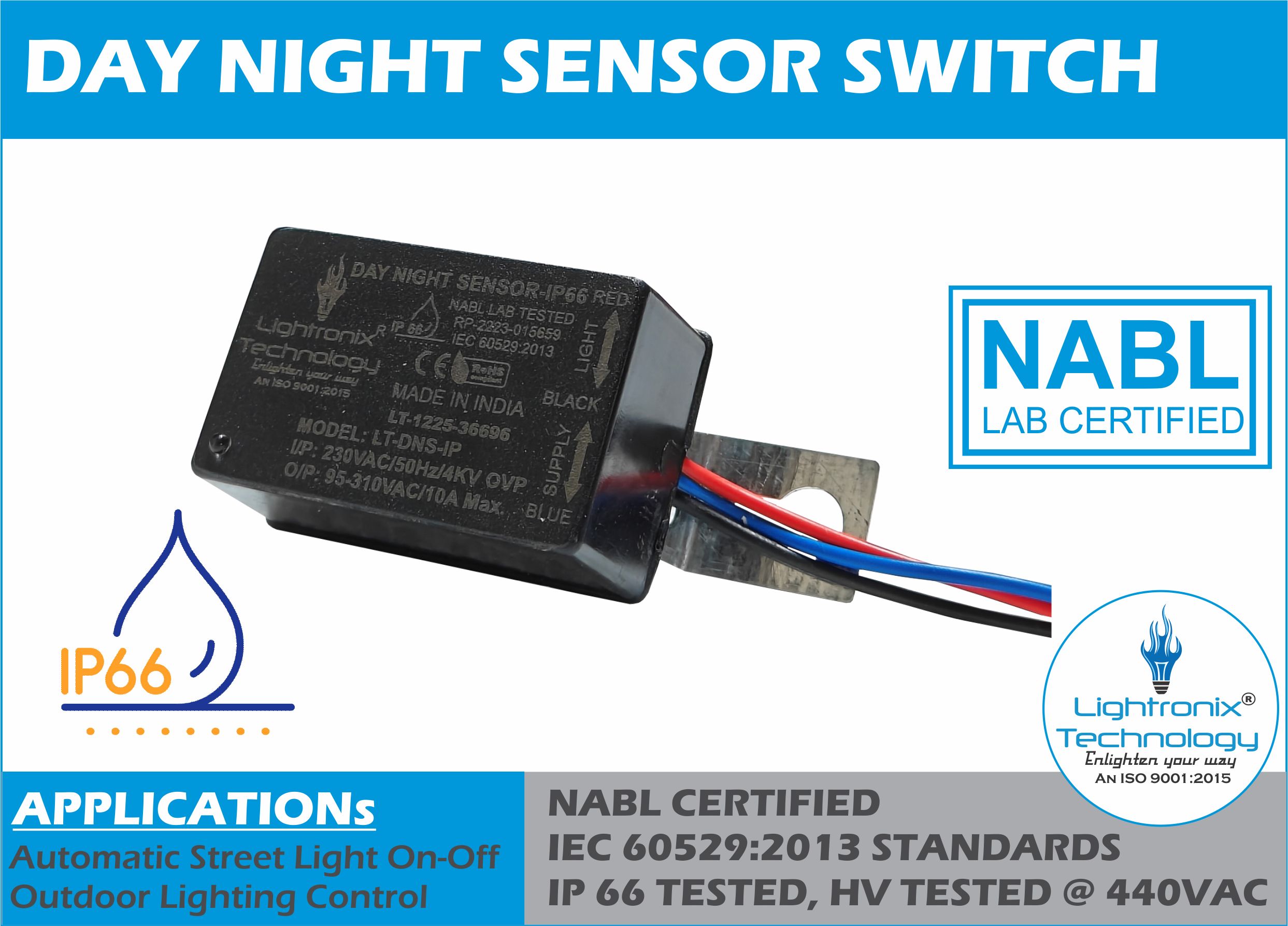 10 DAY NIGHT SENSOR SWITCH