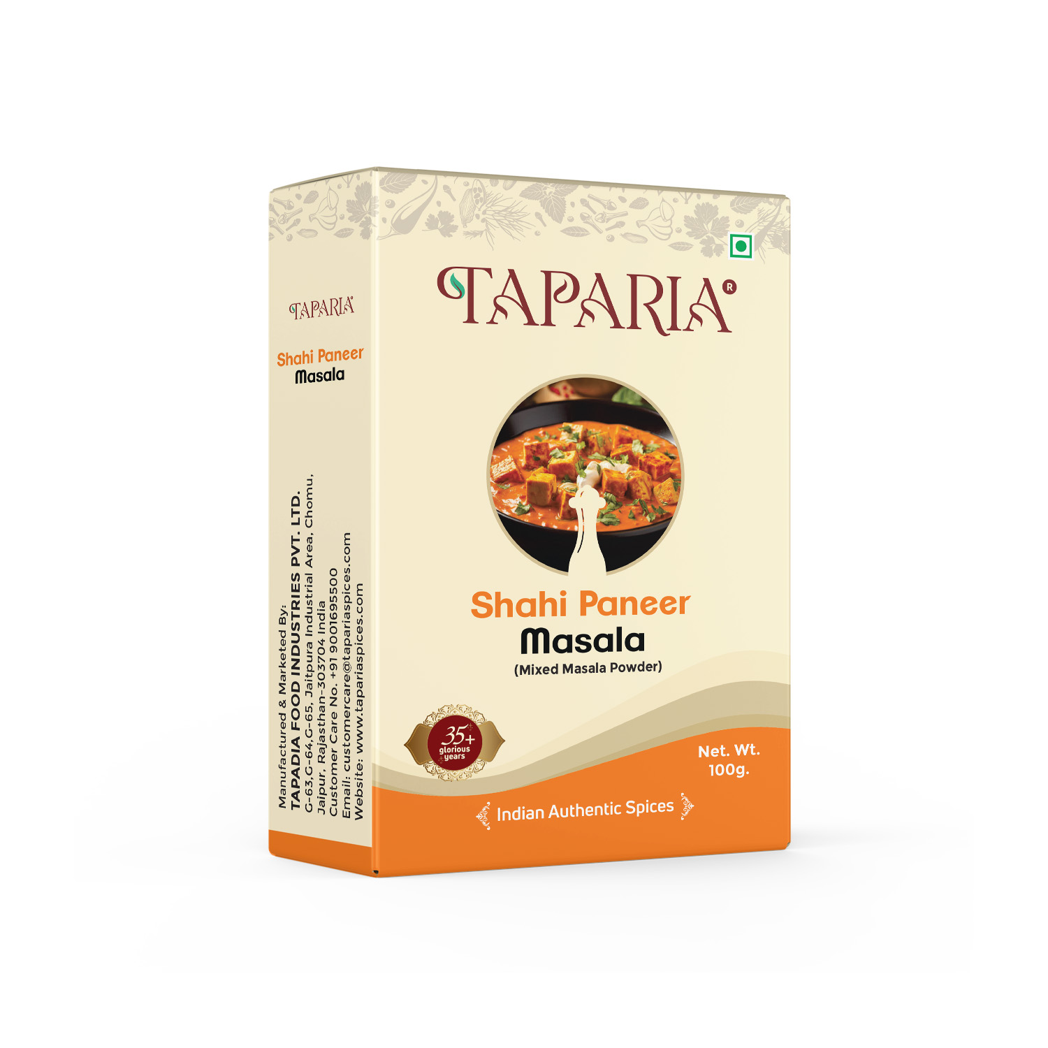 100g Taparia Shahi Paneer Masala