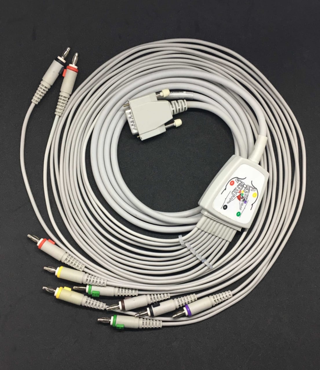 5 Lead ECG Patient Cable (Banana Plug Type)