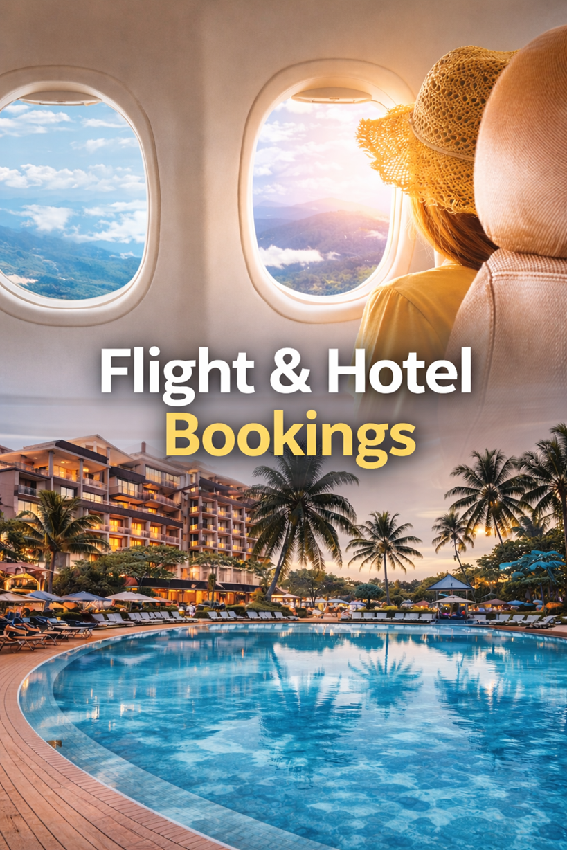 Flight Ticket Booking in Hyderabad | Hotel Reservations & Travel Booking Services