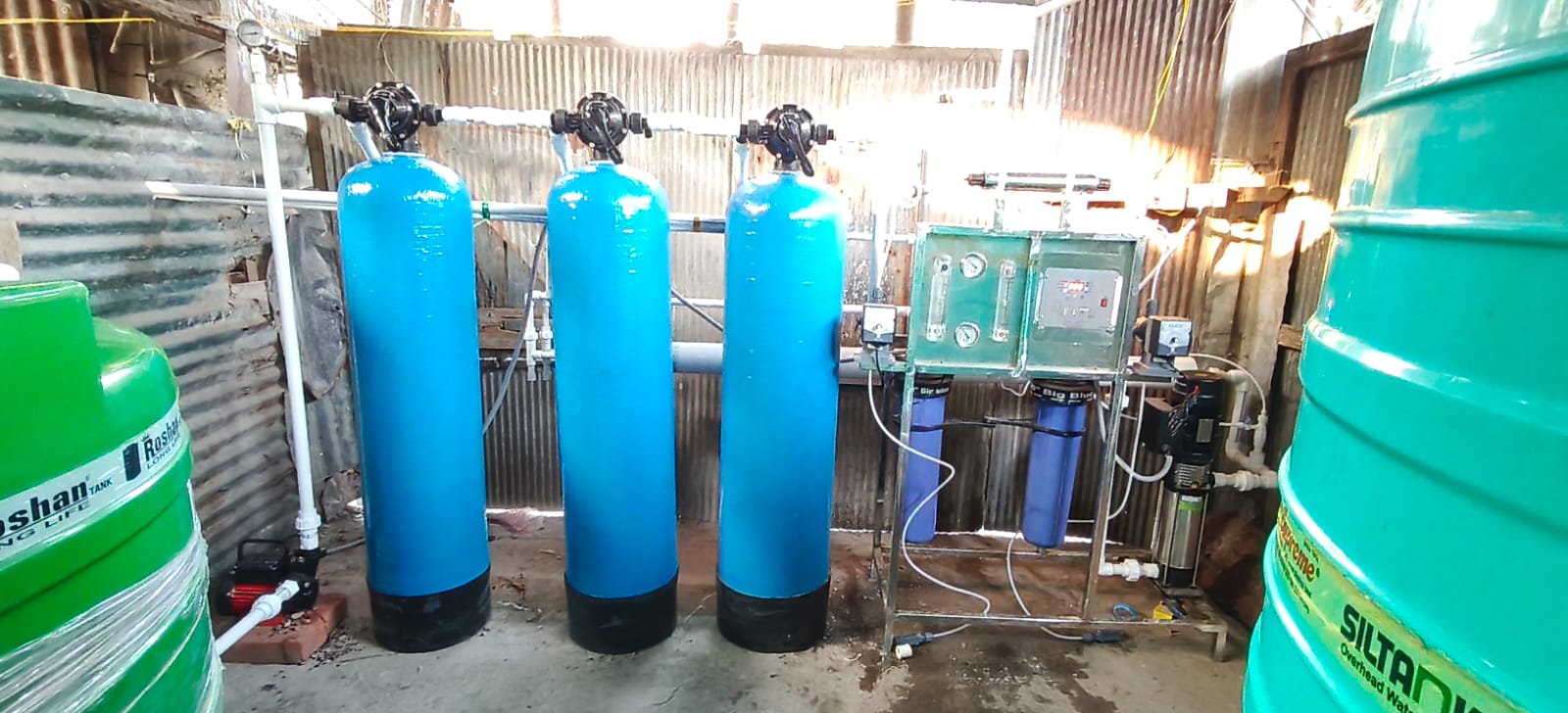 RO Plant with UV System 250 LPH