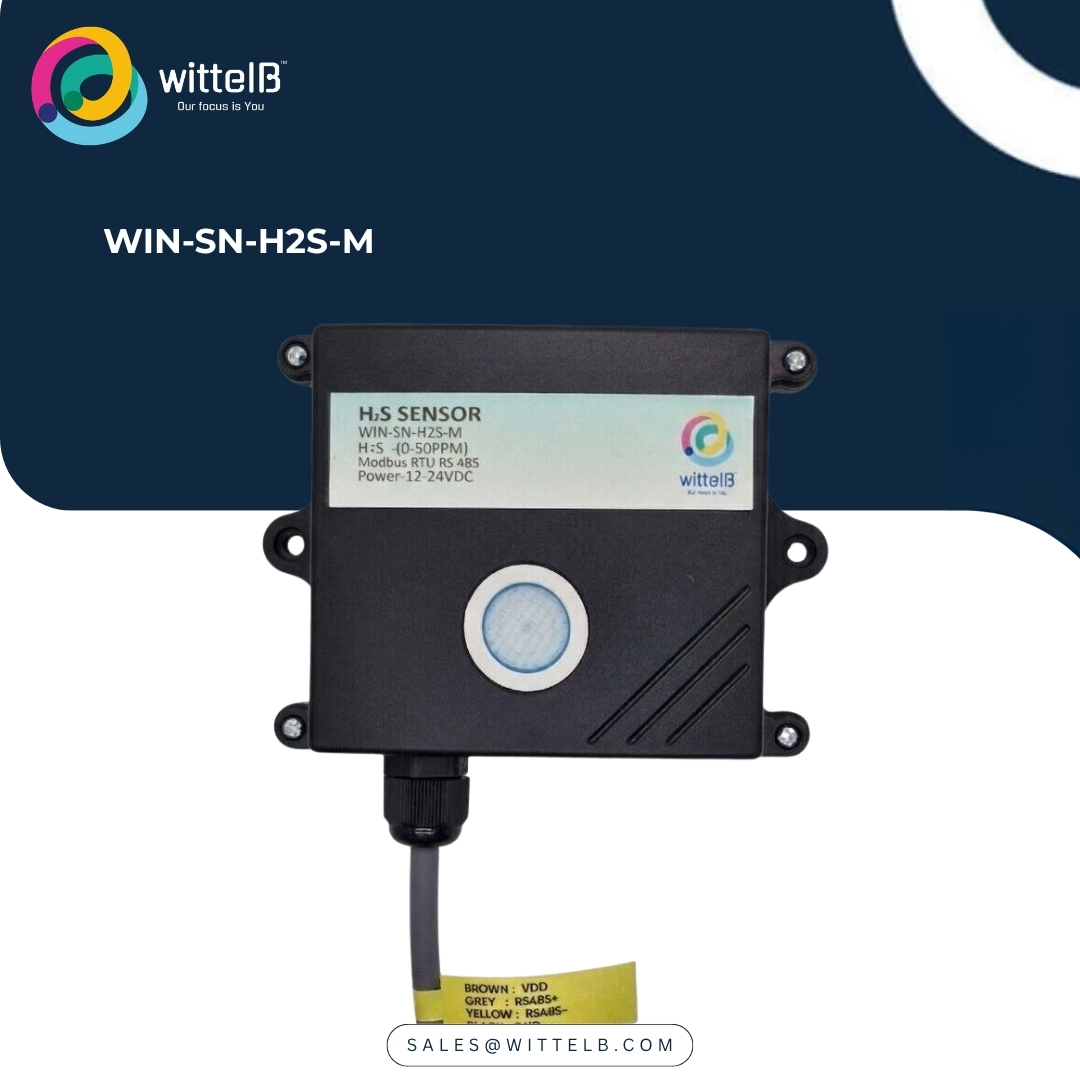 Hydrogen Sulphide Gas Sensor w MODBUS RTU WIN-SN-H2S-M
