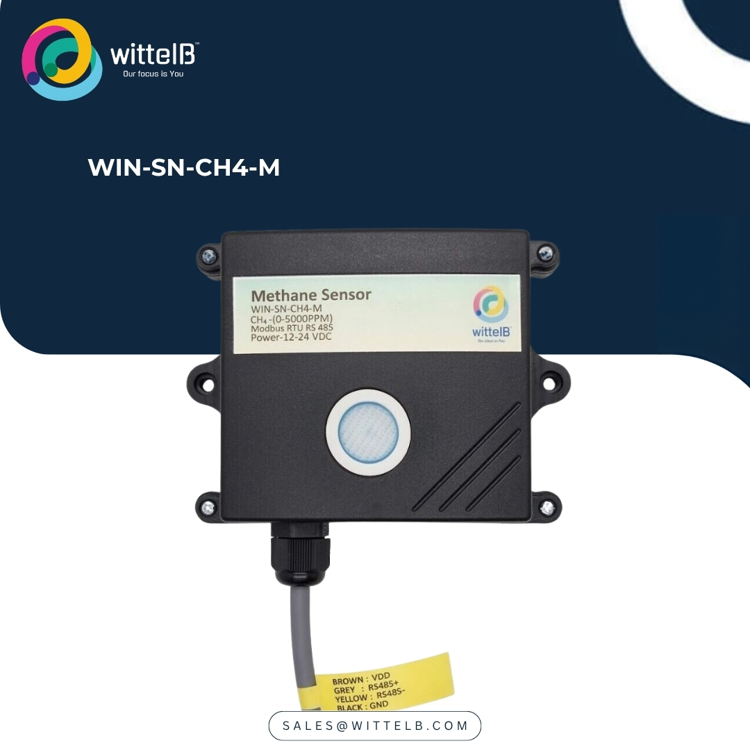 Methane Gas Sensor w Modbus RTU RS485 WIN-SN-CH4-M