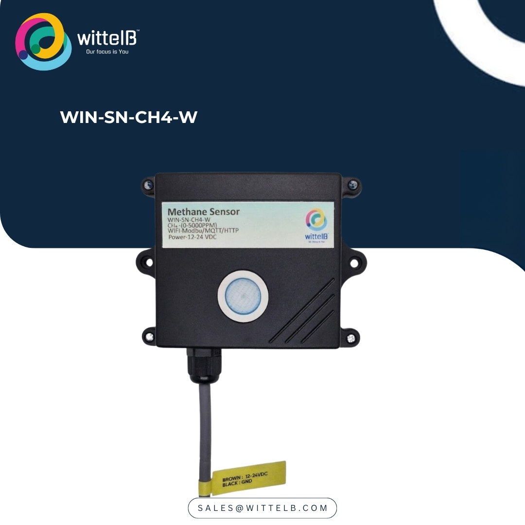 Methane Sensor w Modbus / MQTT over WiFi WIN-SN-CH4-W