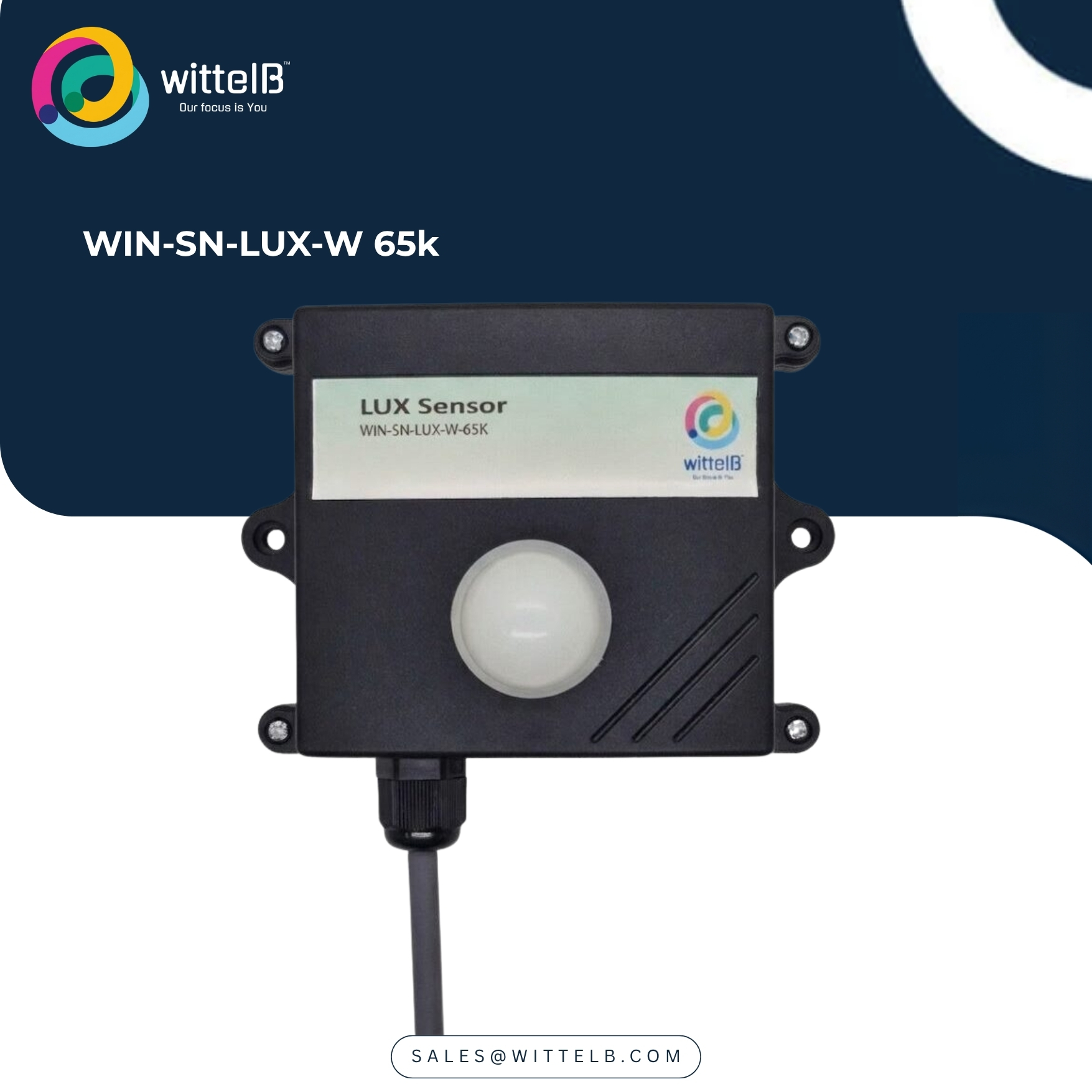 LUX sensor w WiFi WIN-SN-LUX-W 65k