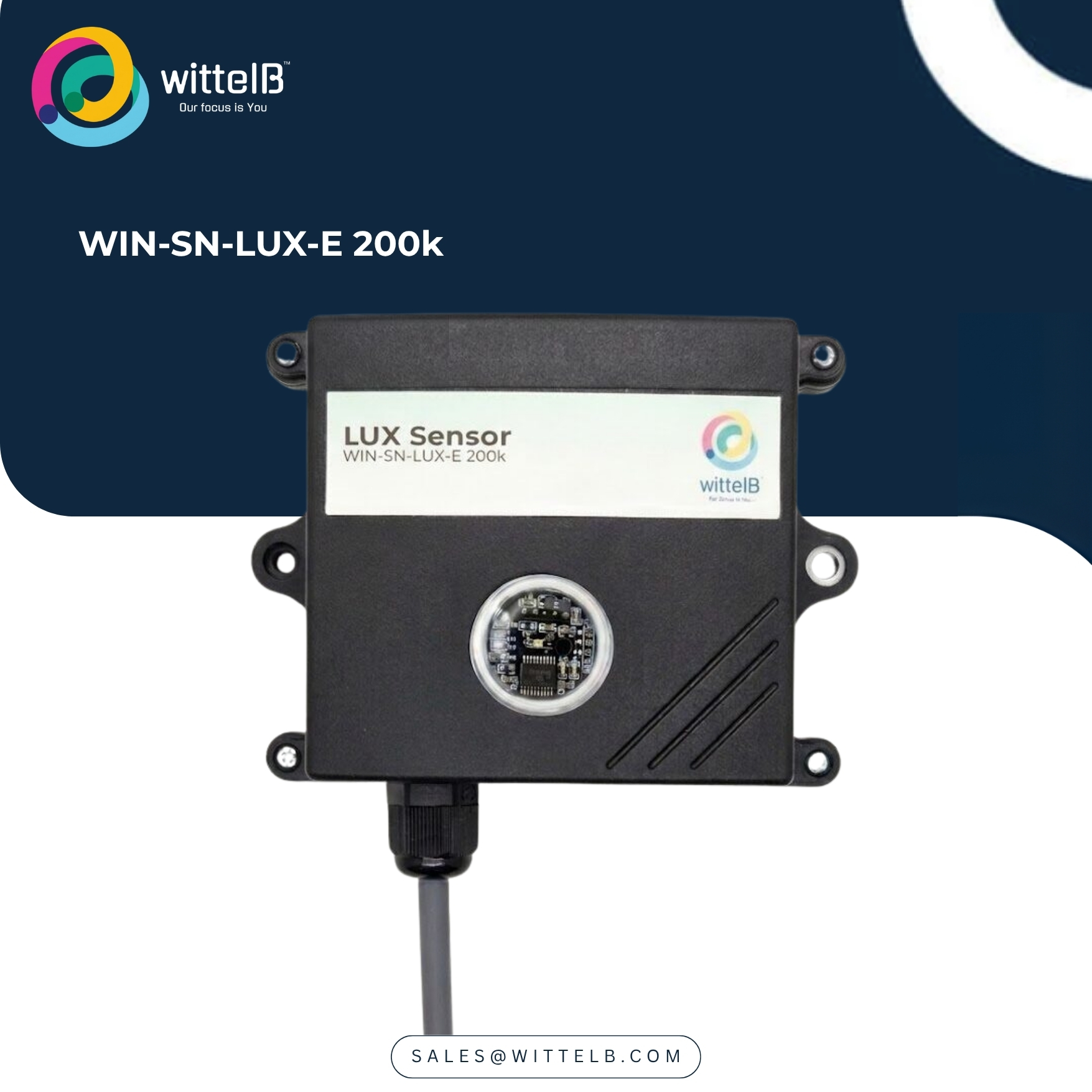 LUX Sensor W ETHERNET WIN-SN-LUX-E 200k