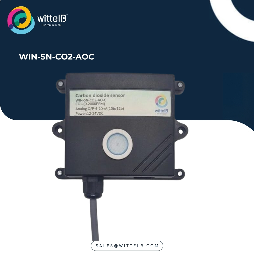 Electrochemical CO2 Sensor w Analog Output Current WIN-SN-CO2-AOC