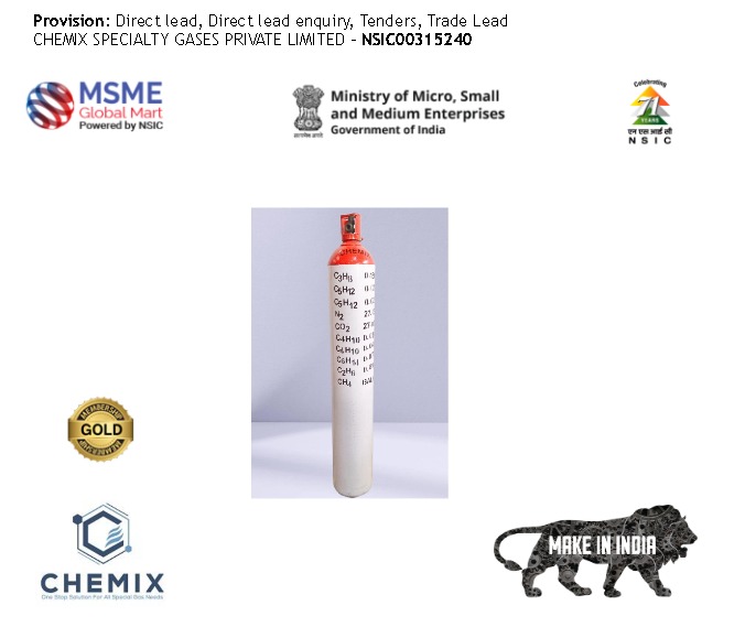 CHEMIX® Calibration Gas Mixture – Natural Gas Mixture