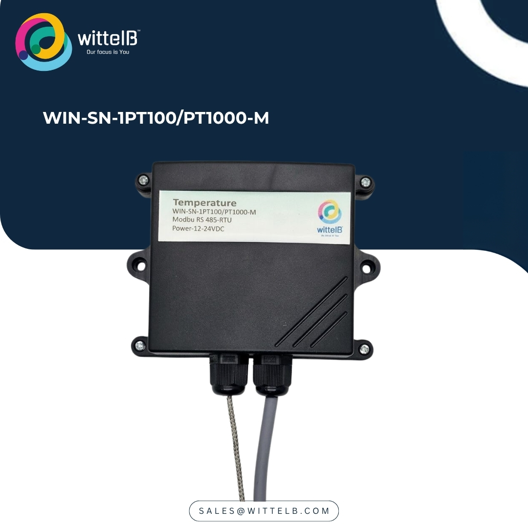 PT100 / PT1000 Sensor w Modbus RTU WIN-SN-1PT100/PT1000-M