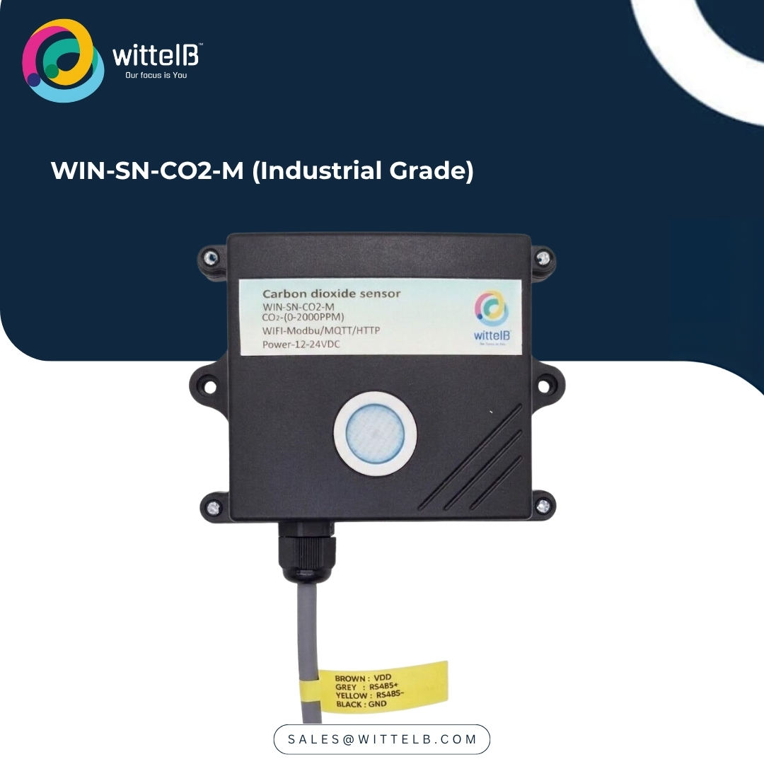 NDIR based Digital CO2 Sensor w Modbus RTU WIN-SN-CO2-M (Commercial Grade) Ver 2.0