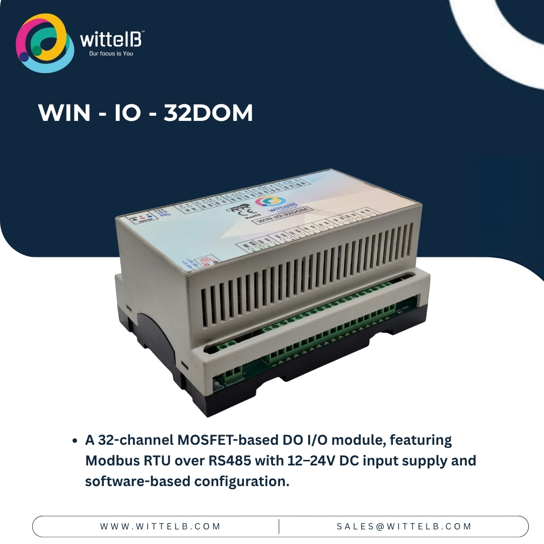 Digital Output w Modbus RTU RS485 WIN-IO-32DOM
