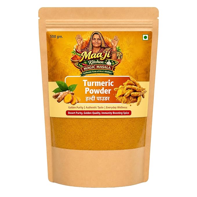 Maa Ji Kitchen Premium Turmeric Powder 500g(Haldi)