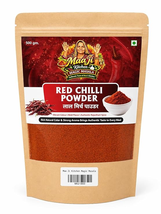 Maa Ji Kitchen Premium Red Chilli Powder 500g