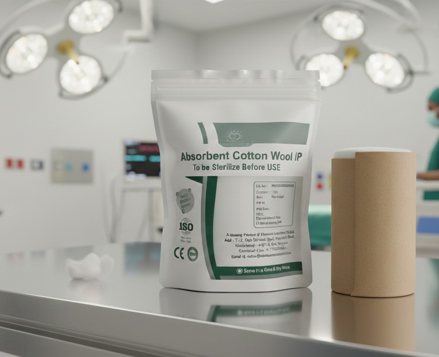 HEAL ABSORBENT COTTON WOOL IP