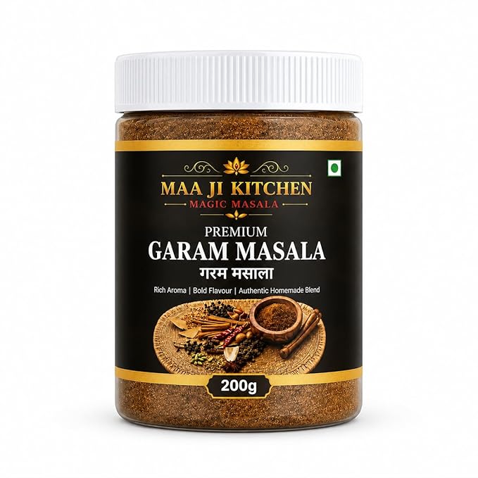 Maa Ji Kitchen Royal Garam Masala Powder 200g Jar