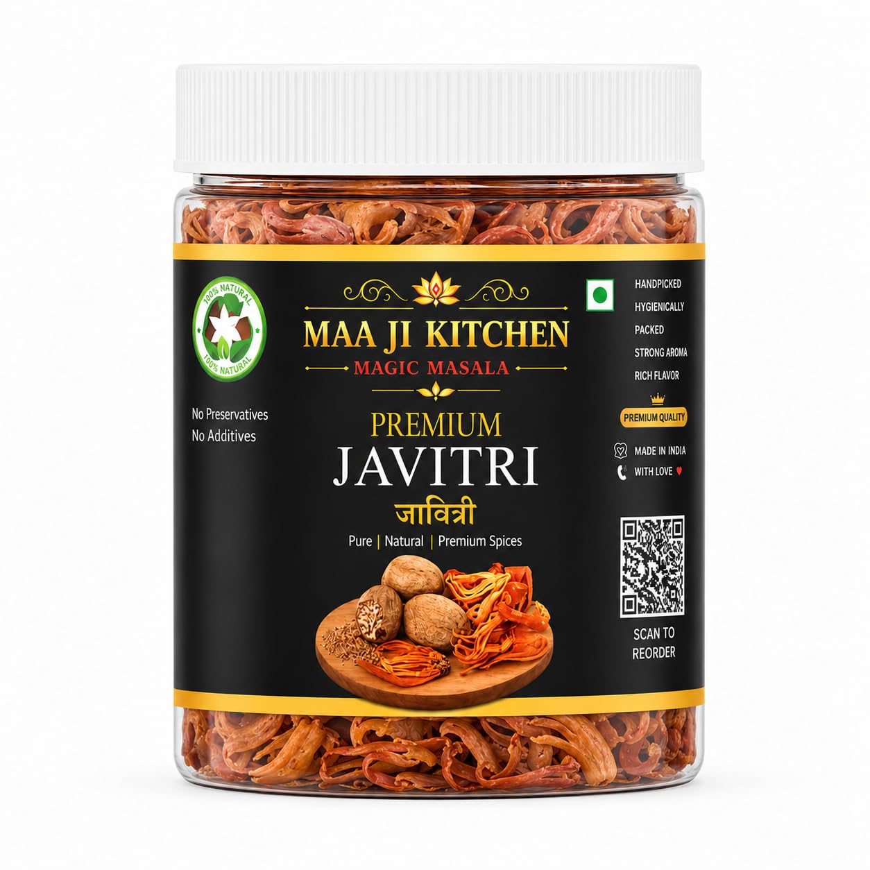 Maa Ji Kitchen Premium Javitri (Mace) 100g Jar