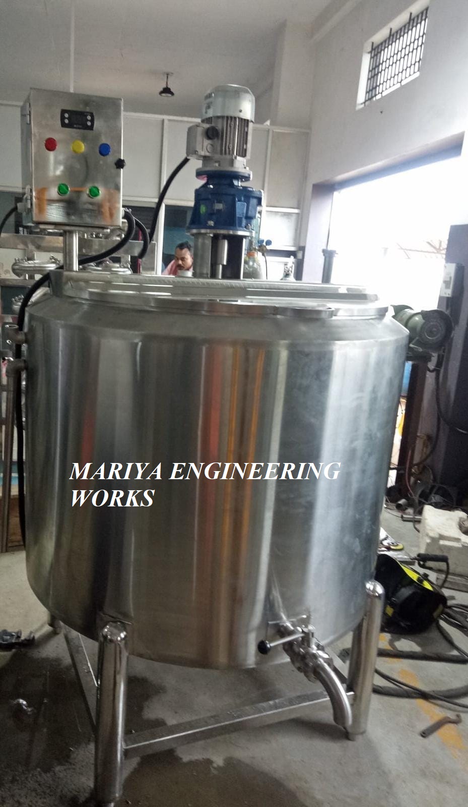Mariya Pasteurizer Machine 500 lph 3 hp Full SS 304