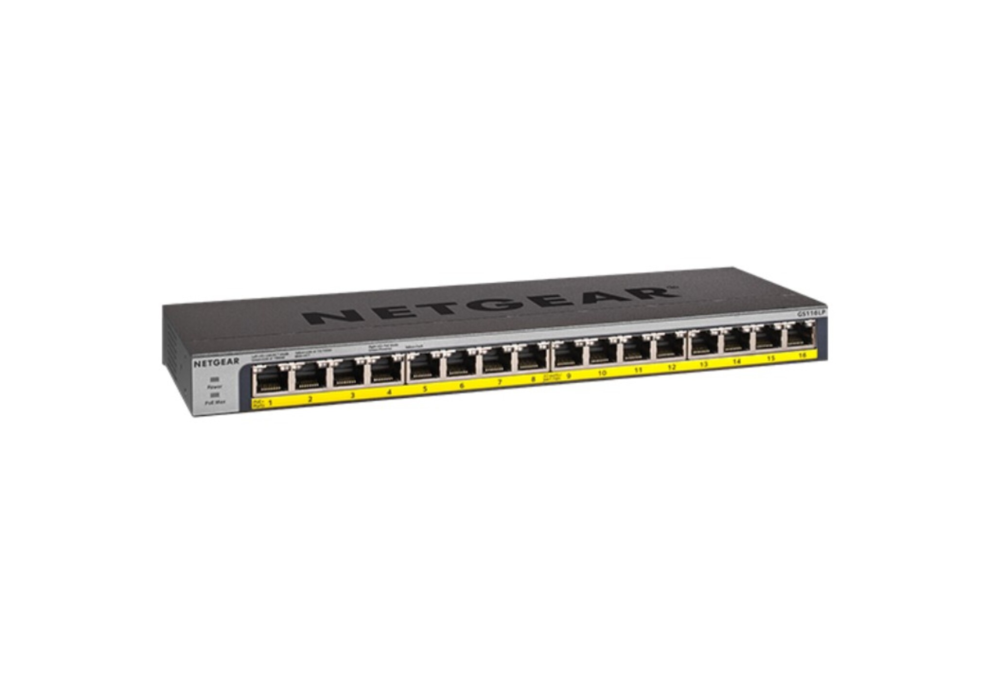 16-Port Gigabit Ethernet Unmanaged PoE+ Switch