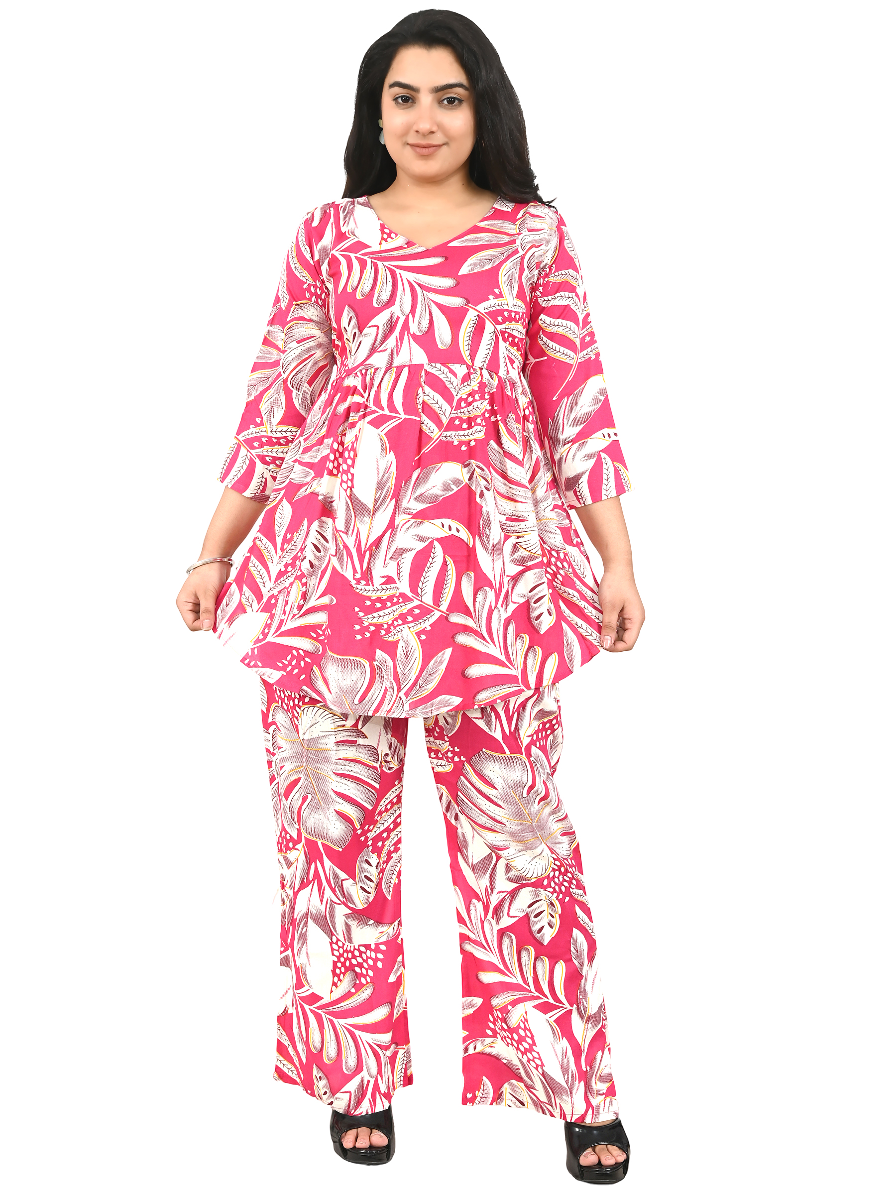 Women Frock cord set with pocket 