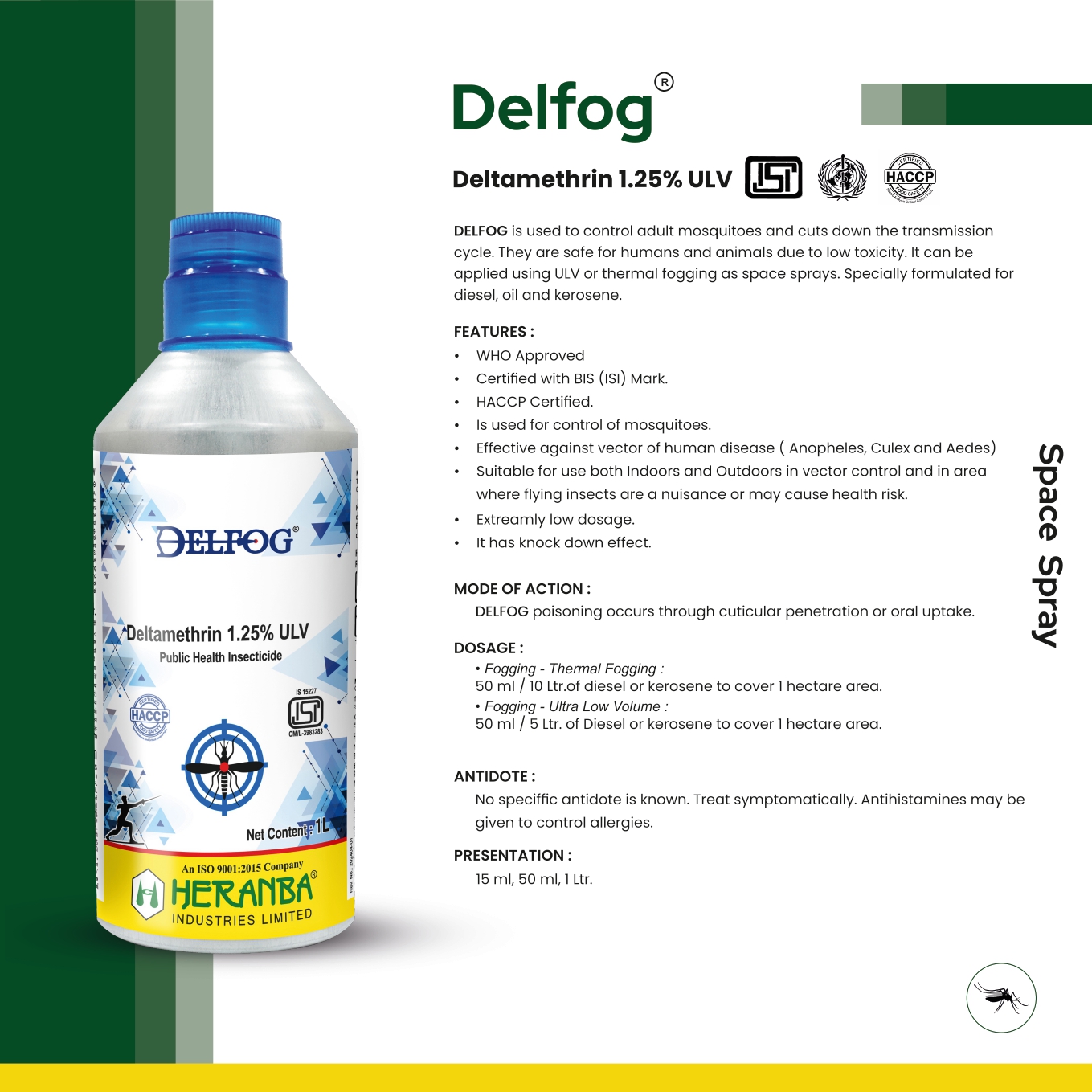 Deltamethrin1•25%ULV 