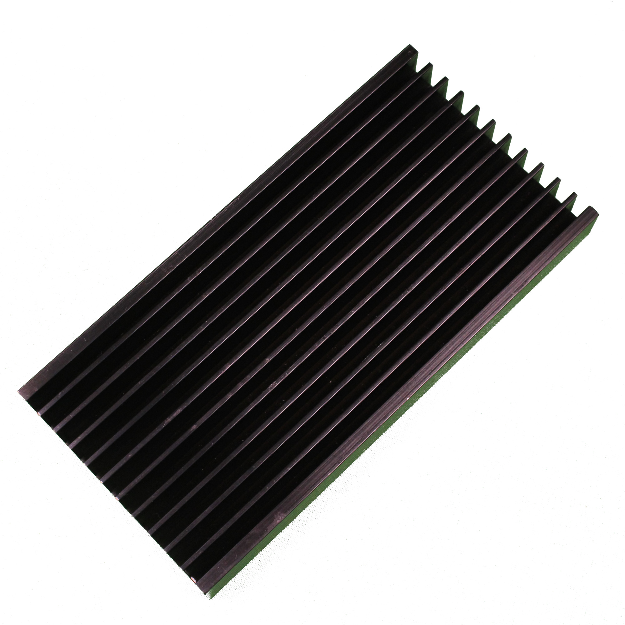 Aluminium Heat Sink - 190x95x20 mm - 510 Grams - Black