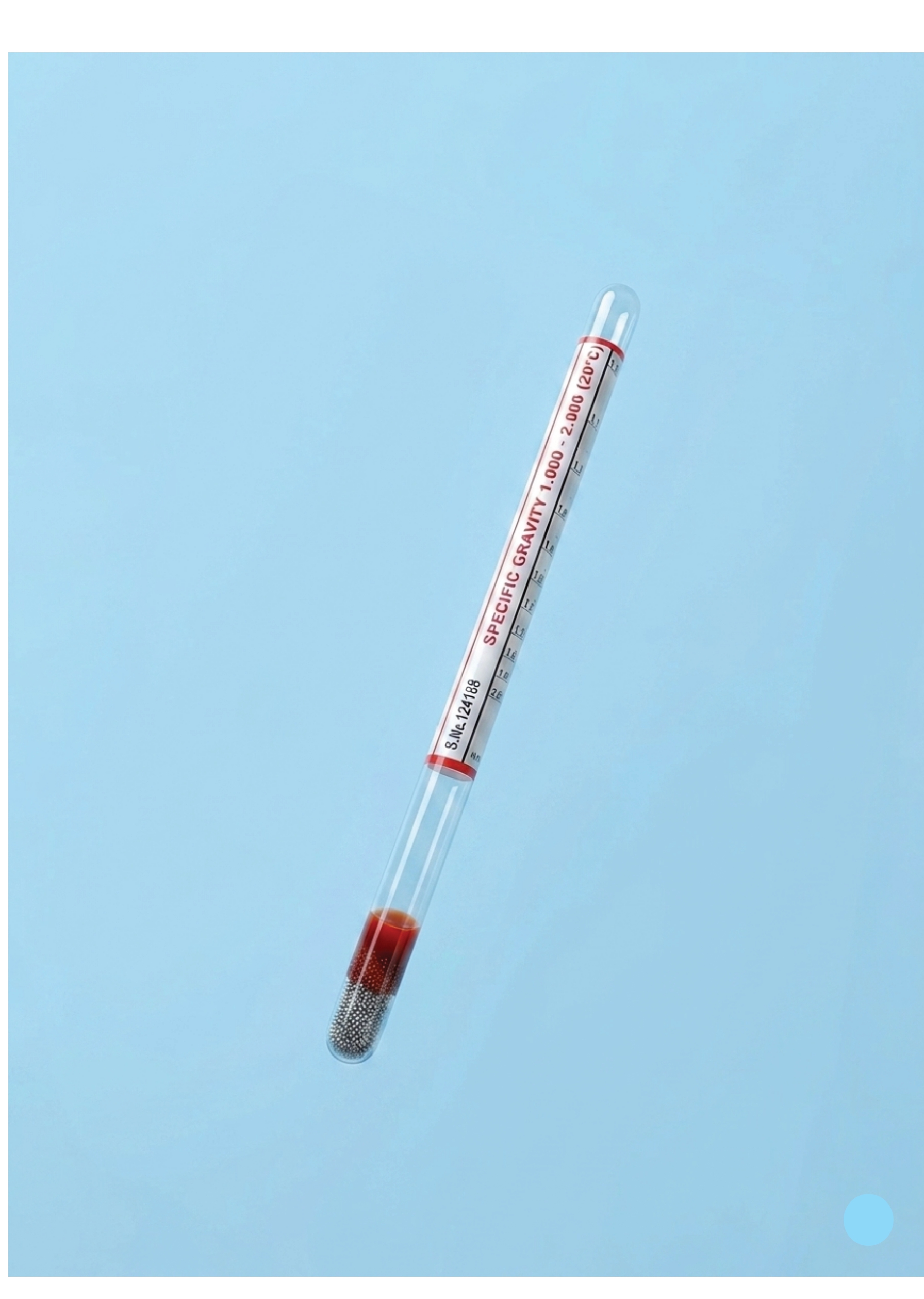 1.0-2.0 Heavy liquid Hydrometer 