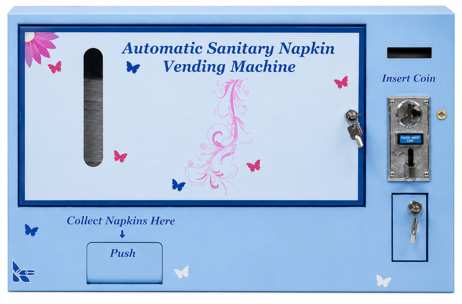 sanitary napkin pad vending machine