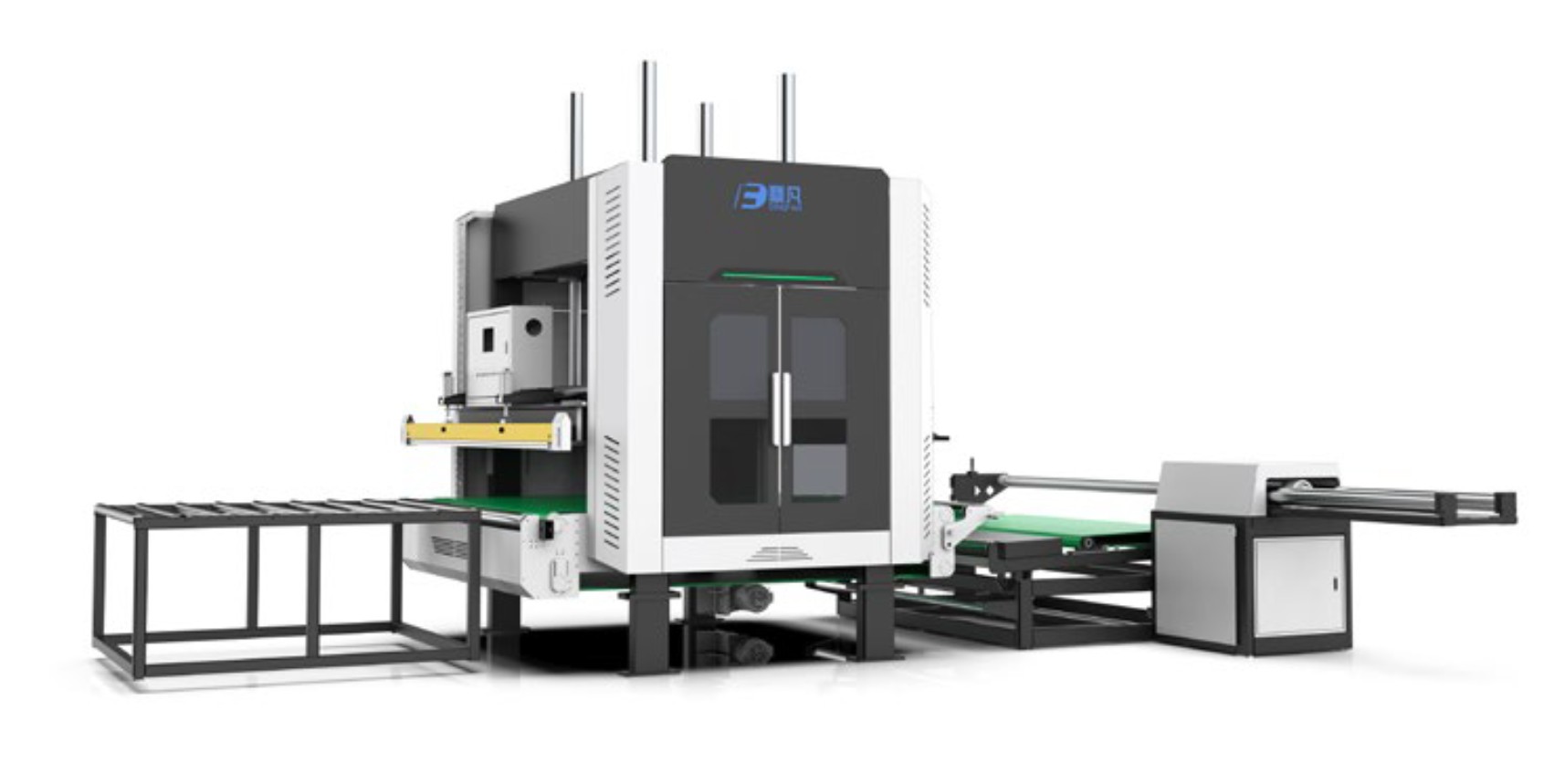 Automatic Mattress Compress and Roll Packing Machine 