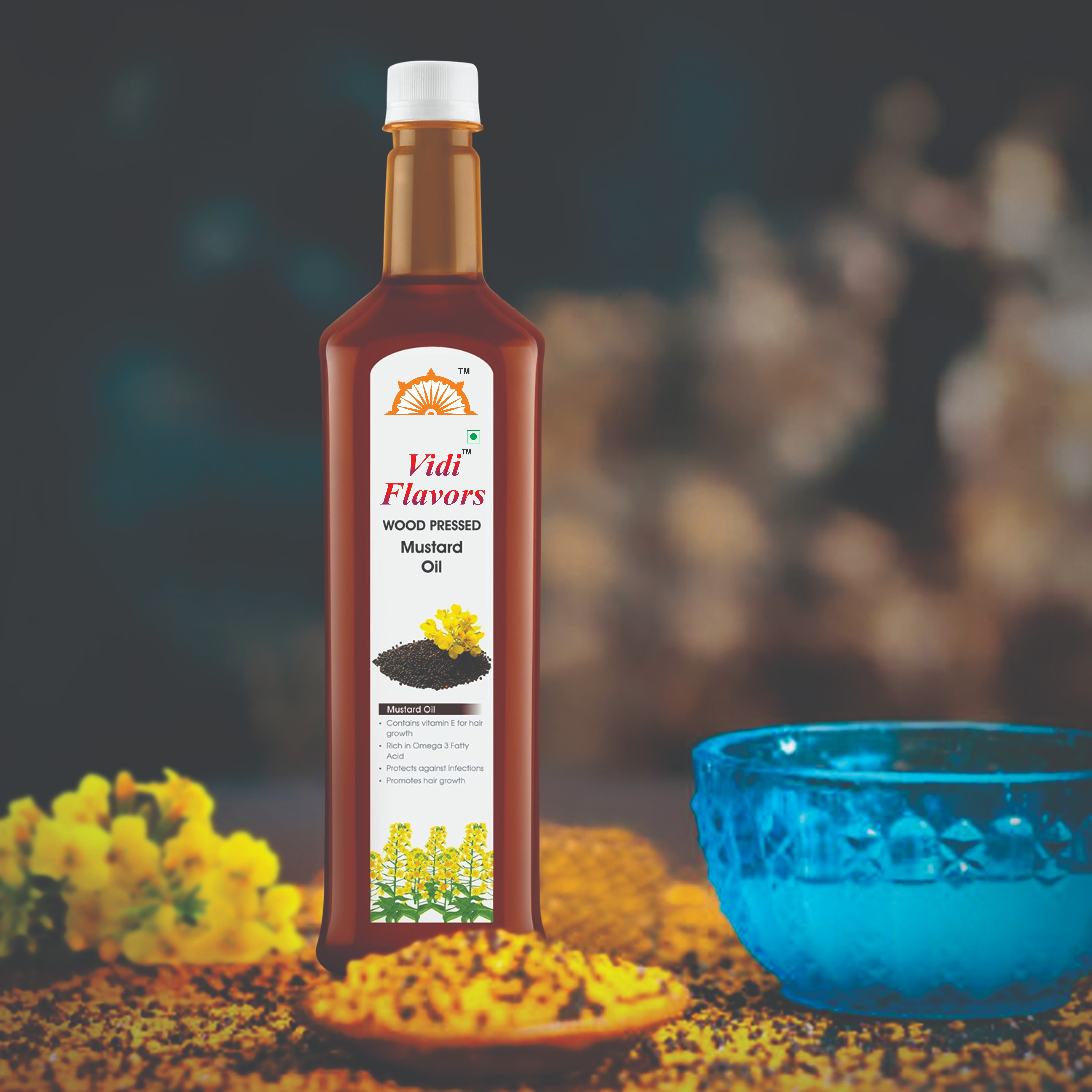 Wood Pressed Mustard Oil