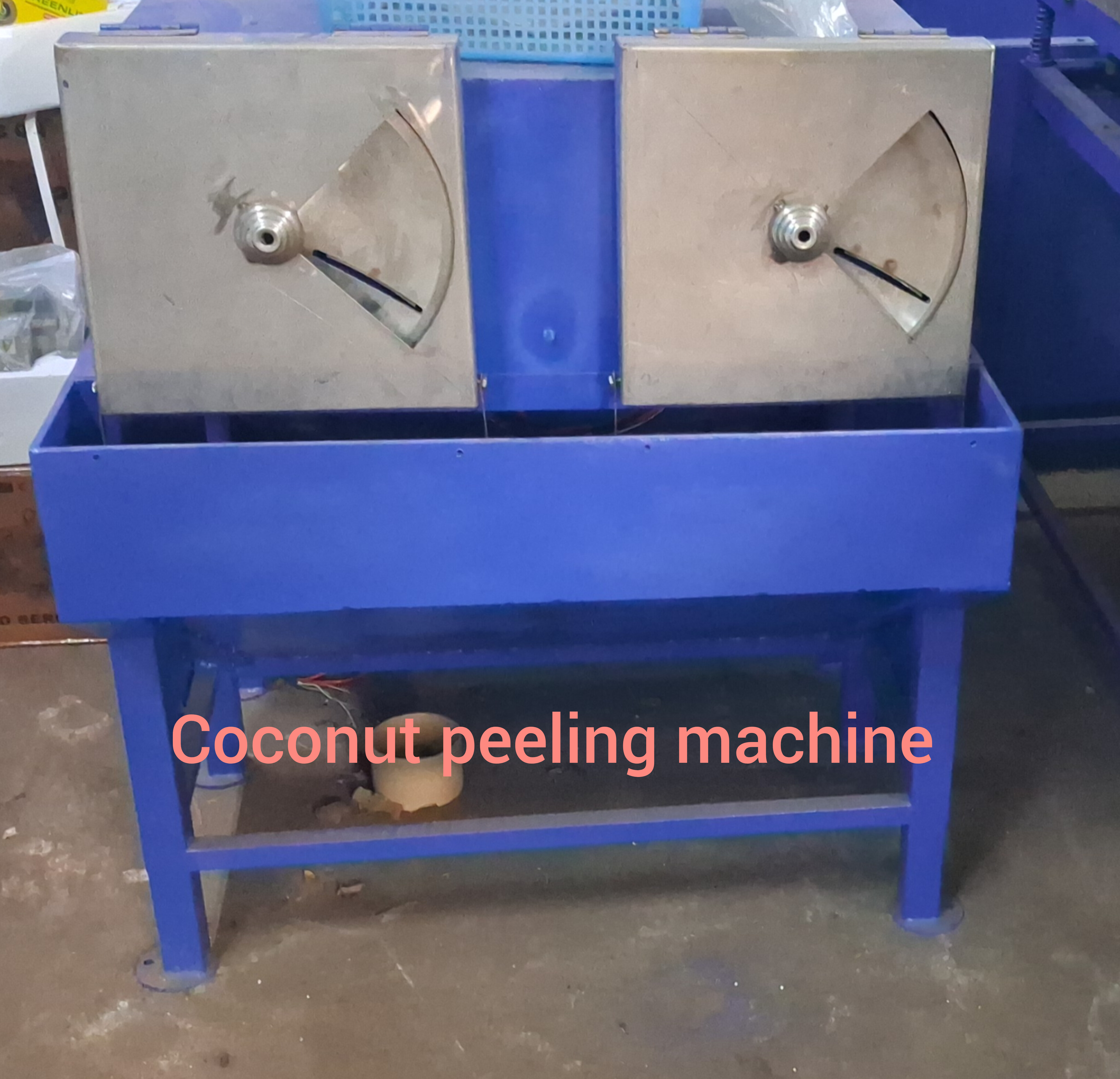 Mariya Double Head Coconut Peeling Machine    