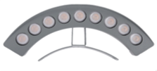 6W LED CORRUGATED LED LIGHT GREEN