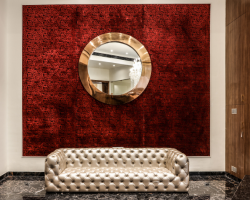 Luxury Deep-Tufted Leather Couch / Chesterfield Sofa