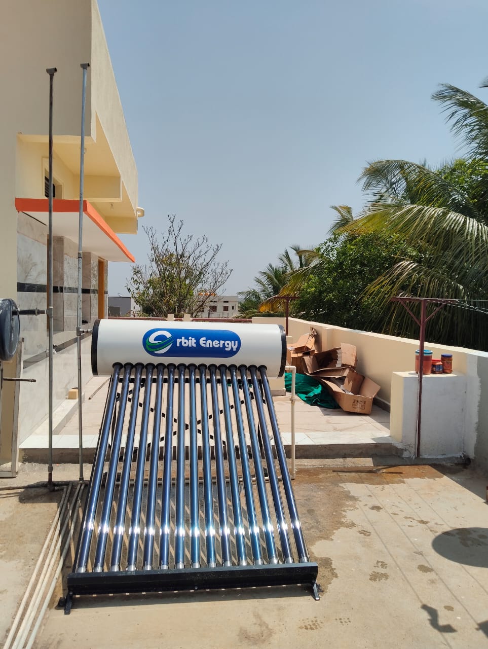150LPD DIAMOND GLASS LINE SOLAR WATER HEATER