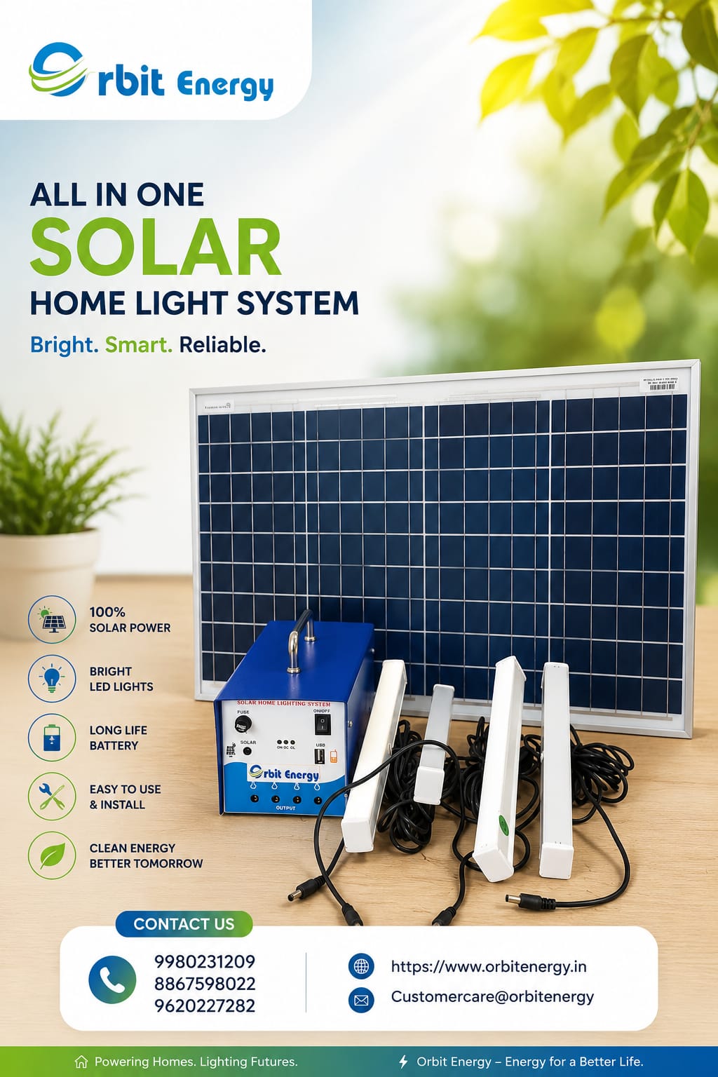 Solar Home Light Kit-4