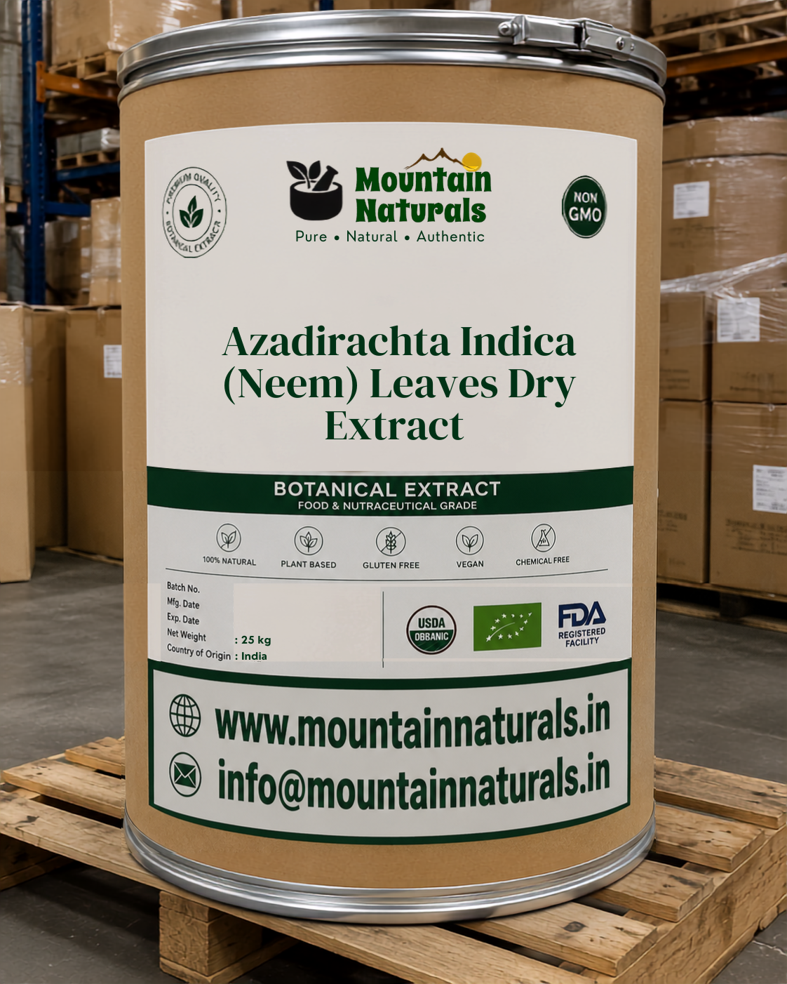 Azadirachta Indica (Neem) Leaves Dry Extract 