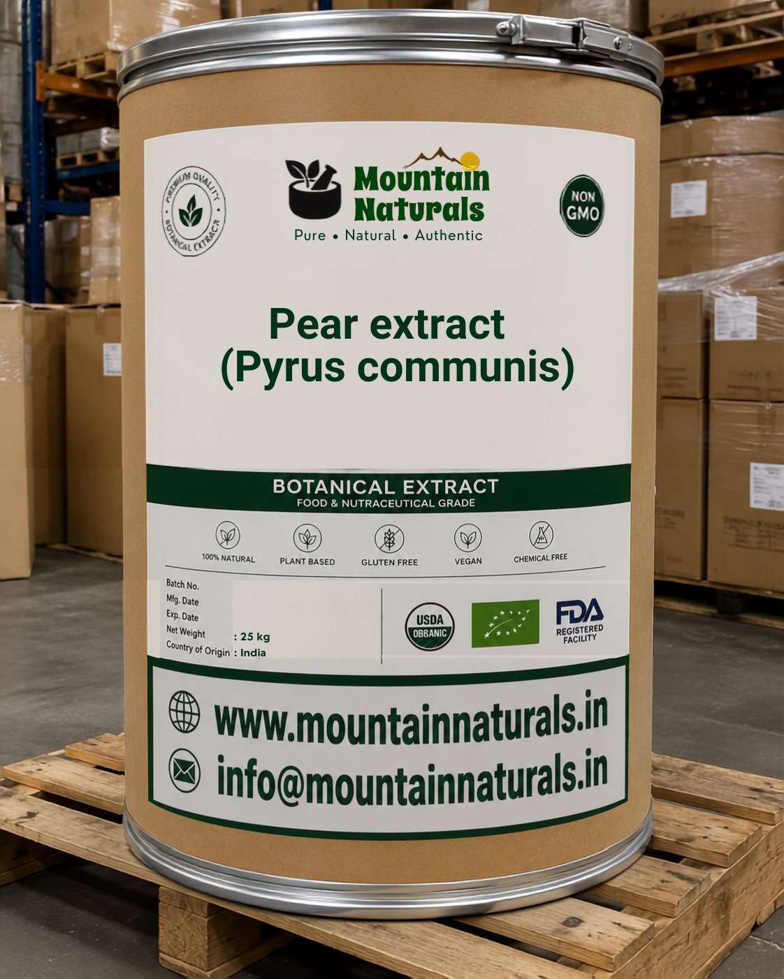 Pear extract 20:1 (Pyrus communis)