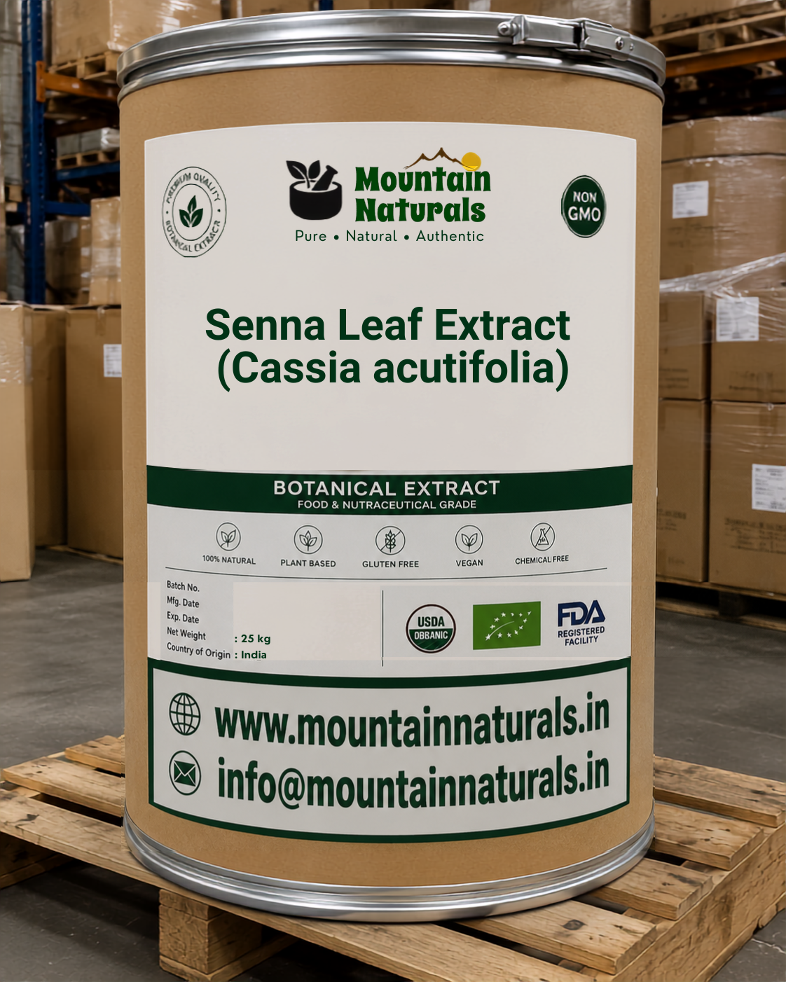 Senna Extract 20% by USP (Cassia acutifolia)