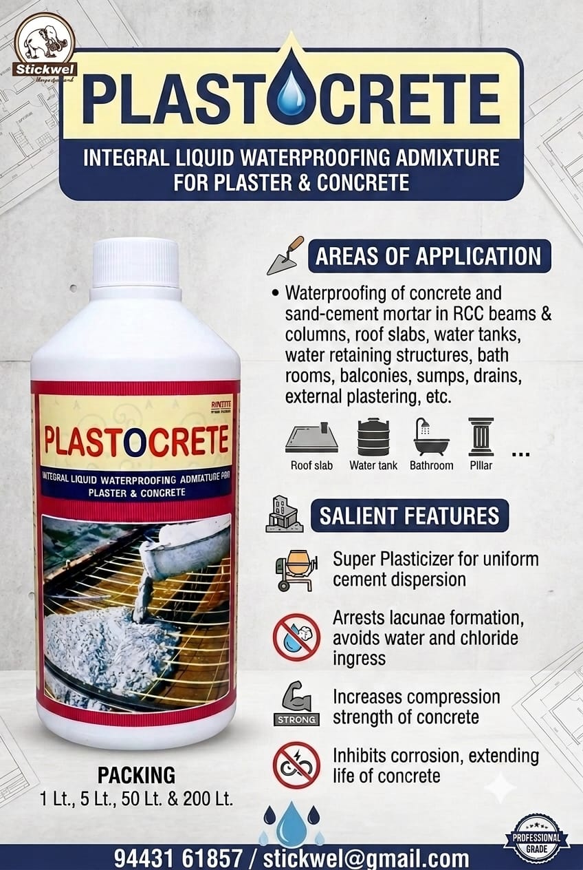 PLASTOCRETE - Concrete Admixture